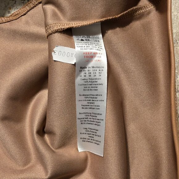 Pretty Little Thing Plus Tan Zip Corset Top Size 26. NWT - Picture 6 of 9
